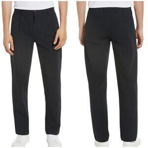 Ted Baker London NWT Maltby Camburn Regular Fit Pants Navy Size 34R Seersucker